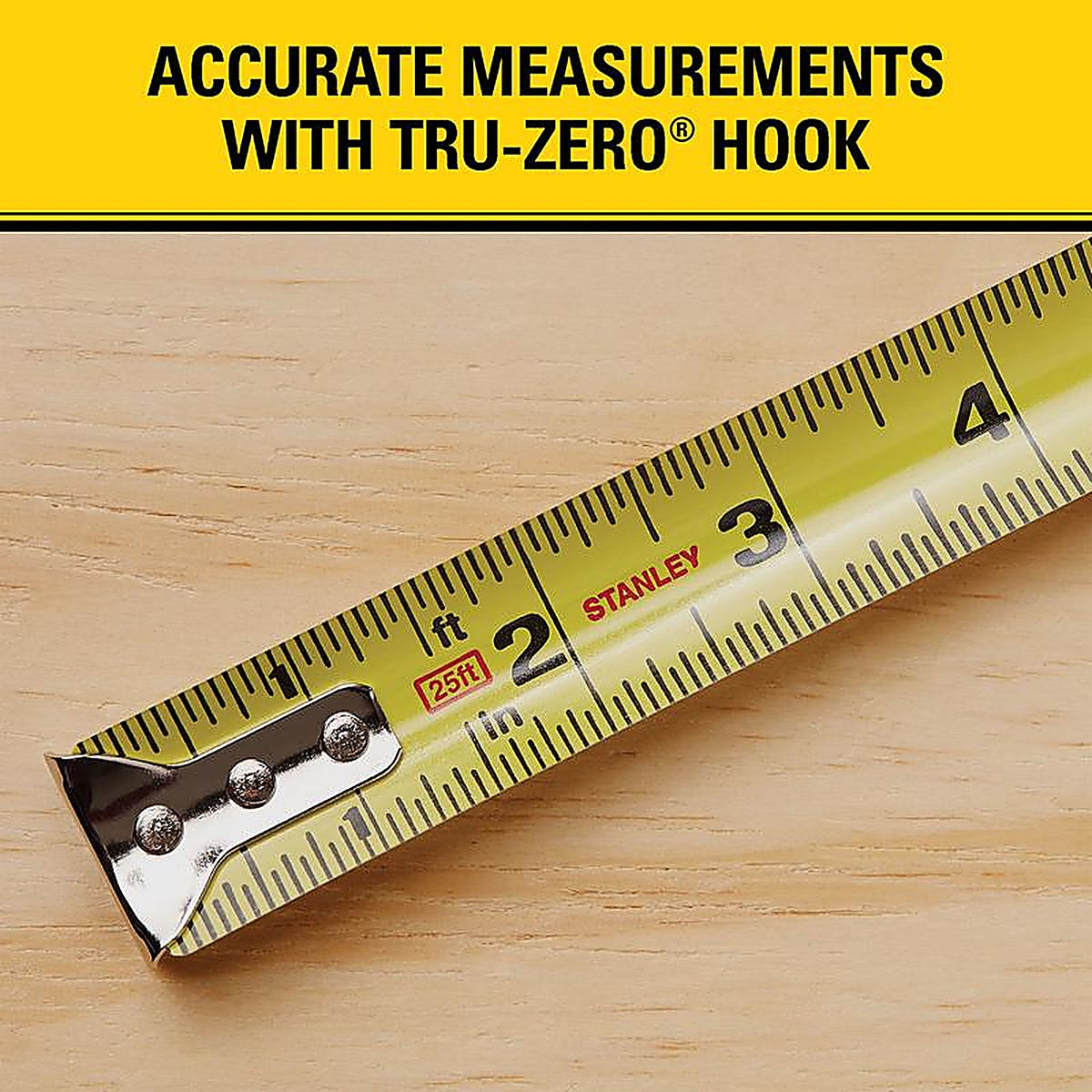Stanley - 33-430 - PowerLock 30 ft. L x 1 in. W Tape Measure - 1/Pack