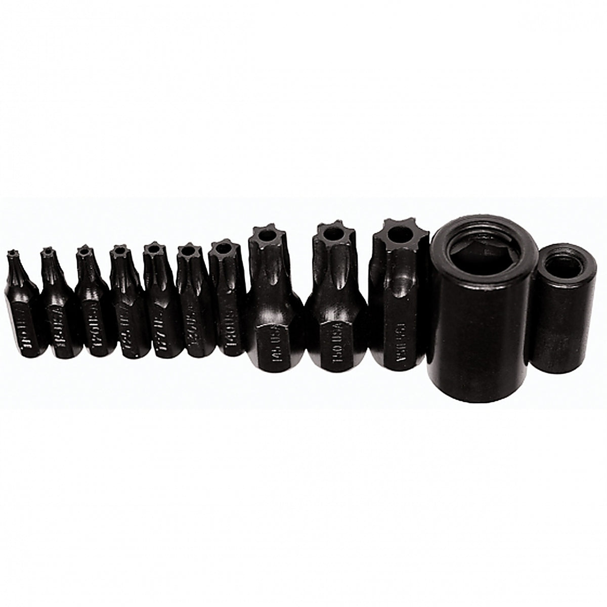 K Tool - 21500 - Master Tamper Proof Torx Set T10-T55 Bits