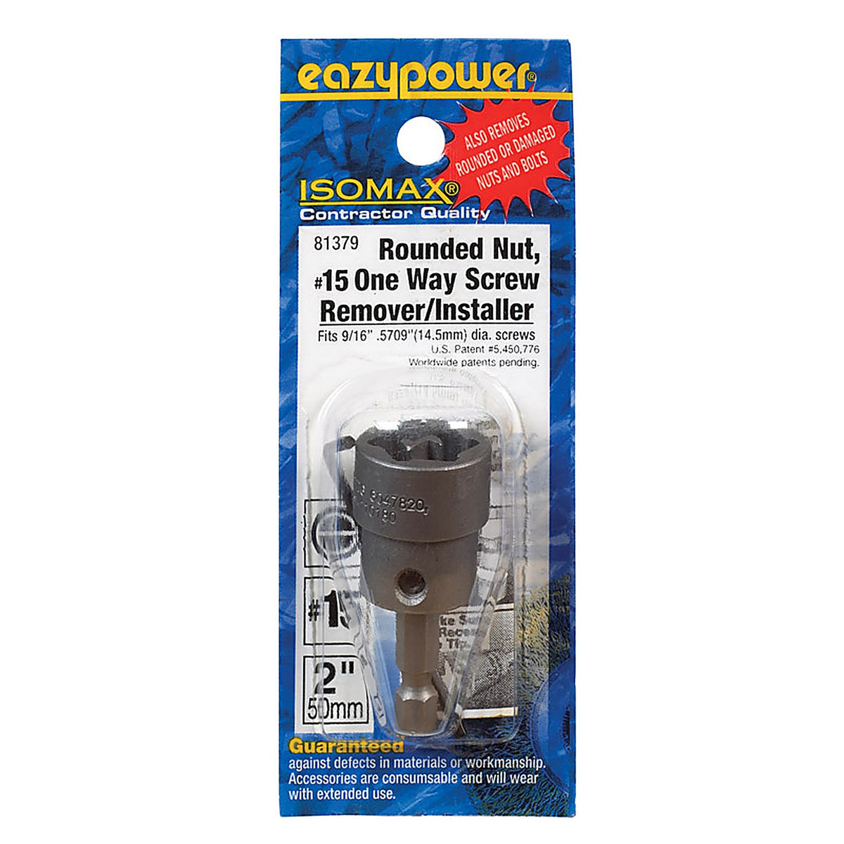 Eazypower - 81379 - Isomax Steel Screw Remover/Installer 1/pc.