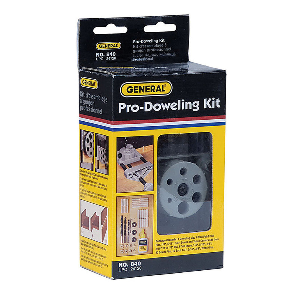 General Tools - 840 - Aluminum 4 in. Doweling Jig with Bit Stop 4 in. 1/pc.
