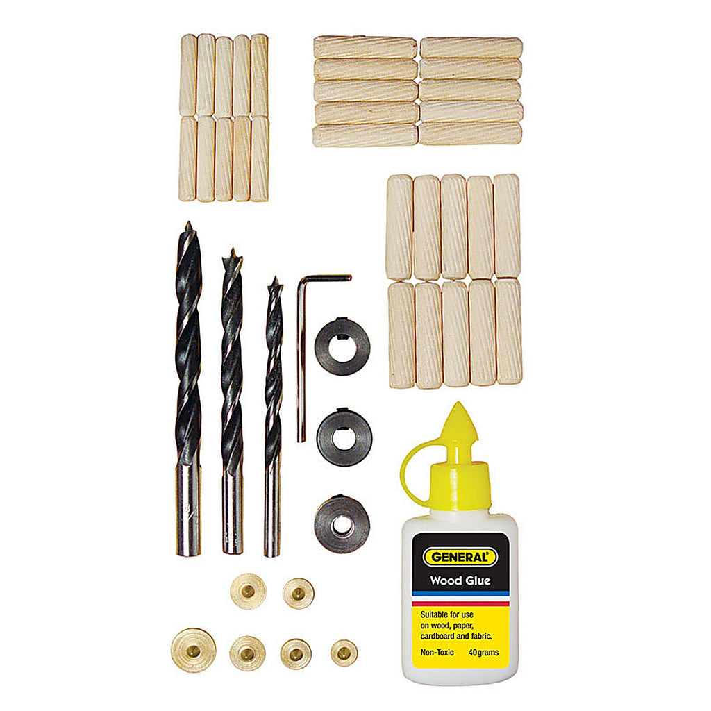 General Tools - 840 - Aluminum 4 in. Doweling Jig with Bit Stop 4 in. 1/pc.