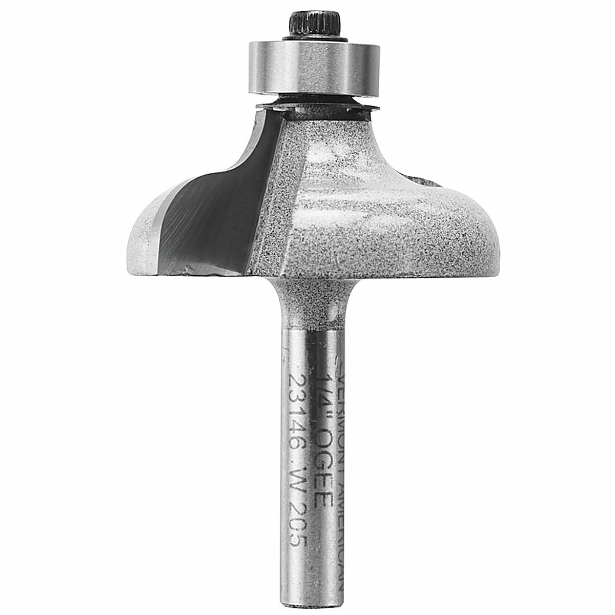 Vermont American - 23146 - 1-1/2 in. D X 1/4 in. R X 2-1/4 in. L Carbide Tipped Ogee Router Bit