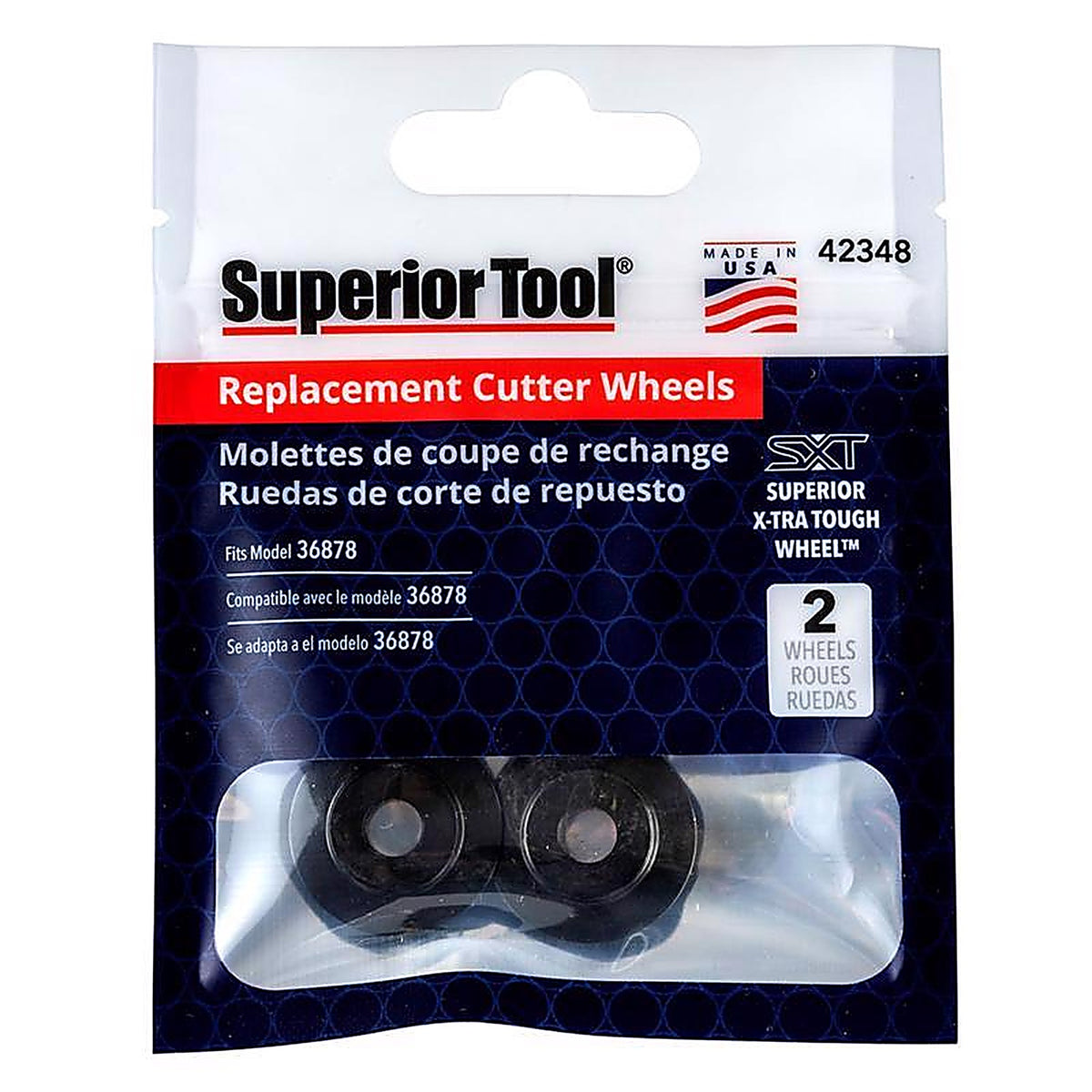 Superior Tool - 42348 - Replacement Cutter Wheel Black