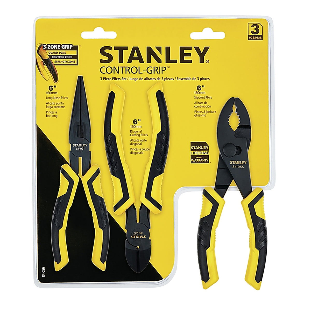 Stanley - 84-056 - 6 in. Drop Forged Steel Pliers Set