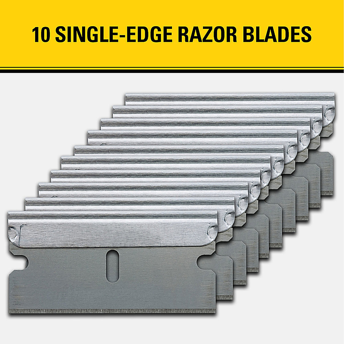 Stanley - 28-510 - High Carbon Steel Single Edge Razor Blade 1-1/2 in. L 10/pc.