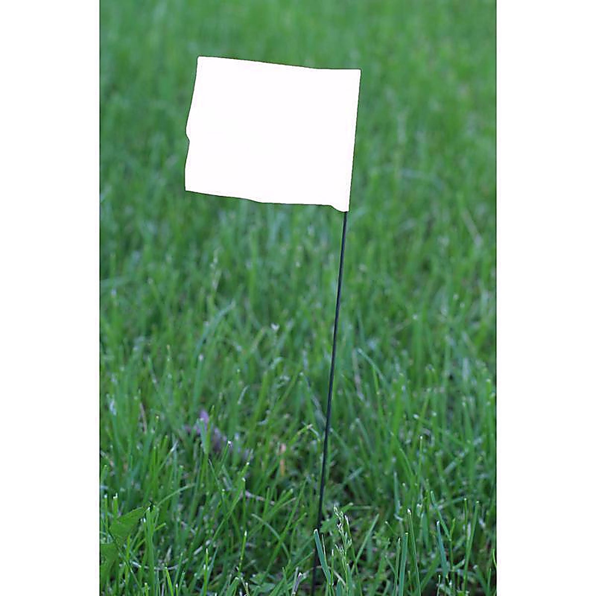 C.H. Hanson - 15180 - 15 in. White Marking Flags Polyvinyl - 10/Pack