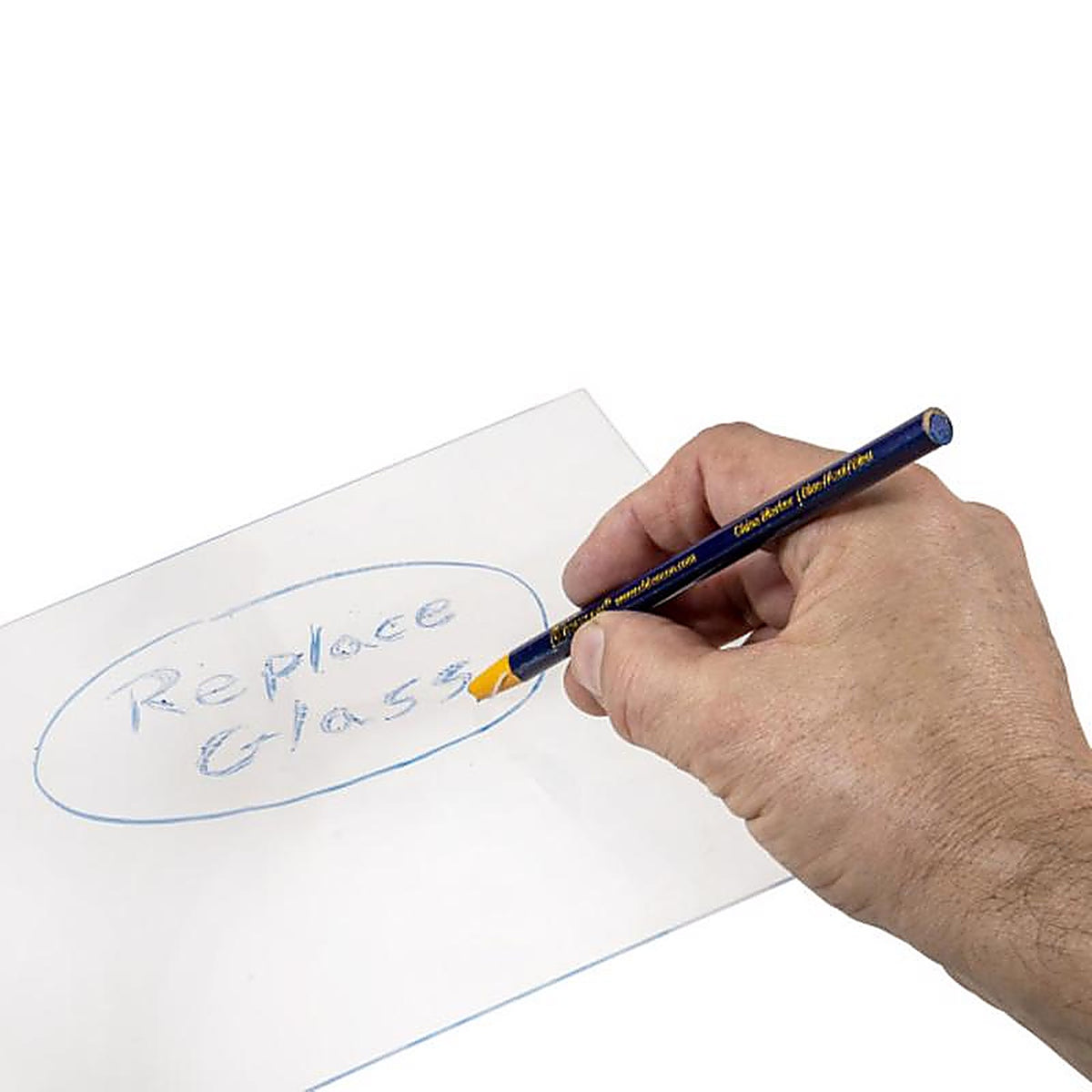 C.H. Hanson - 10625 - 6.8 in. L x 0.3 in. W China Marker Blue Plastic