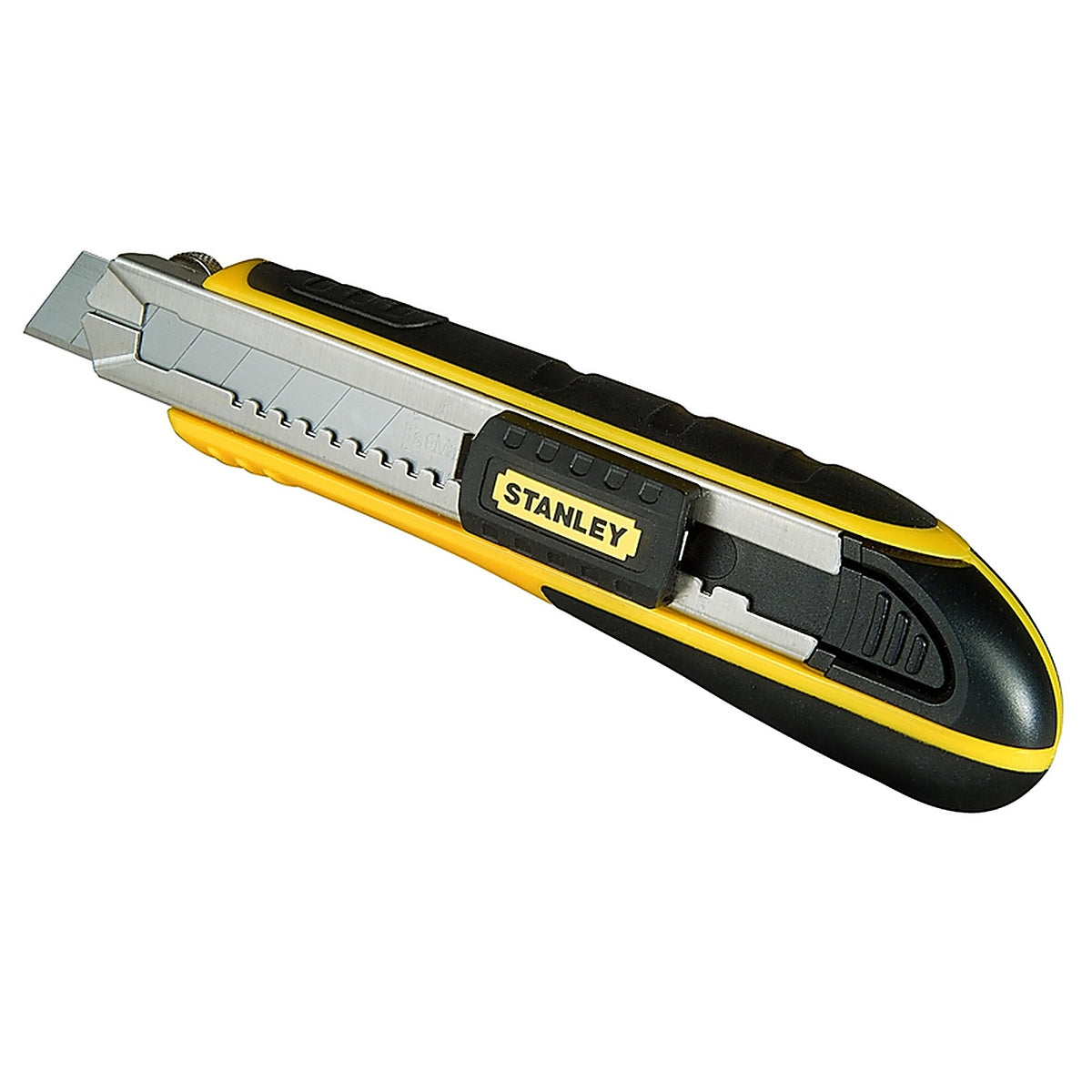 Stanley - 10-481 - FatMax 7 in. Retractable Snap-Off Utility Knife Black/Yellow - 1/Pack