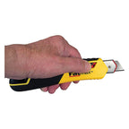 Stanley - 10-481 - FatMax 7 in. Retractable Snap-Off Utility Knife Black/Yellow - 1/Pack