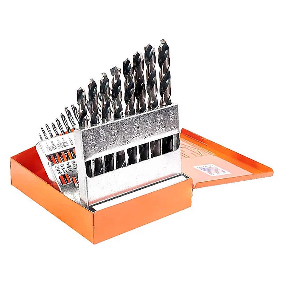 KnKut - 21KK5 - 21 Pc. 1/16 in -3/8 in Fractional Jobber Length Drill Bit Set