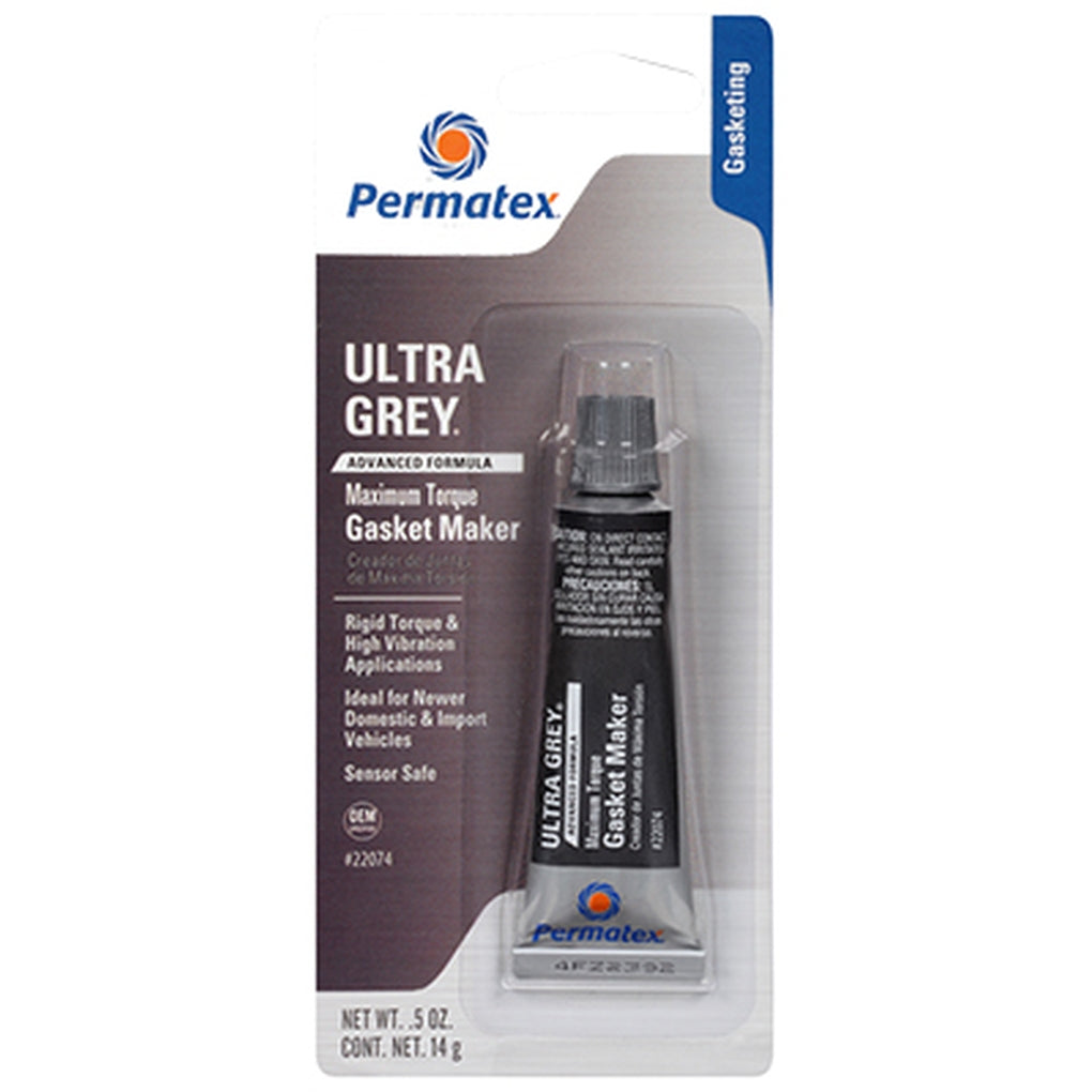 Permatex - 22074 - Ultra Grey Rigid High-Torque RTV Silicone Gasket Maker