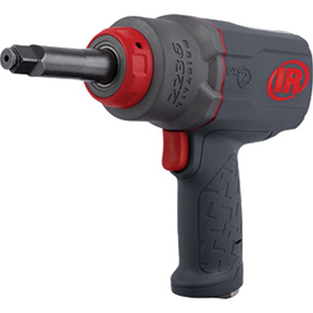 Ingersoll Rand - 2236QTIMAX-2 - DXS 1/2In Air Impact Wrench, 2In Extended Anvil, Quiet, 1500 Ft-Lb Torque, Titanium Hammercase