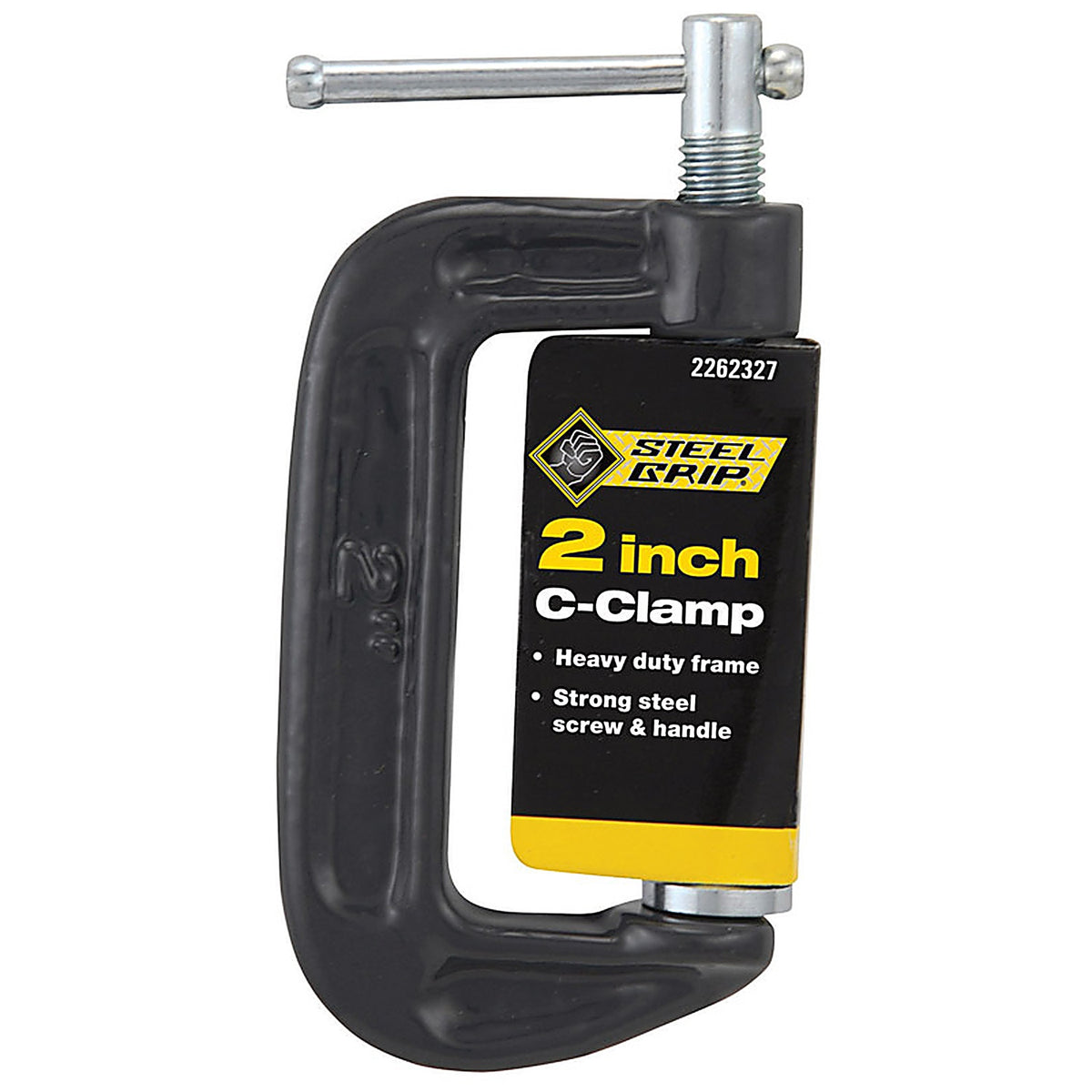 Steel Grip - 2262327 - 2 in. x 1 in. D Adjustable C-Clamp 1 lb. 1/pc.