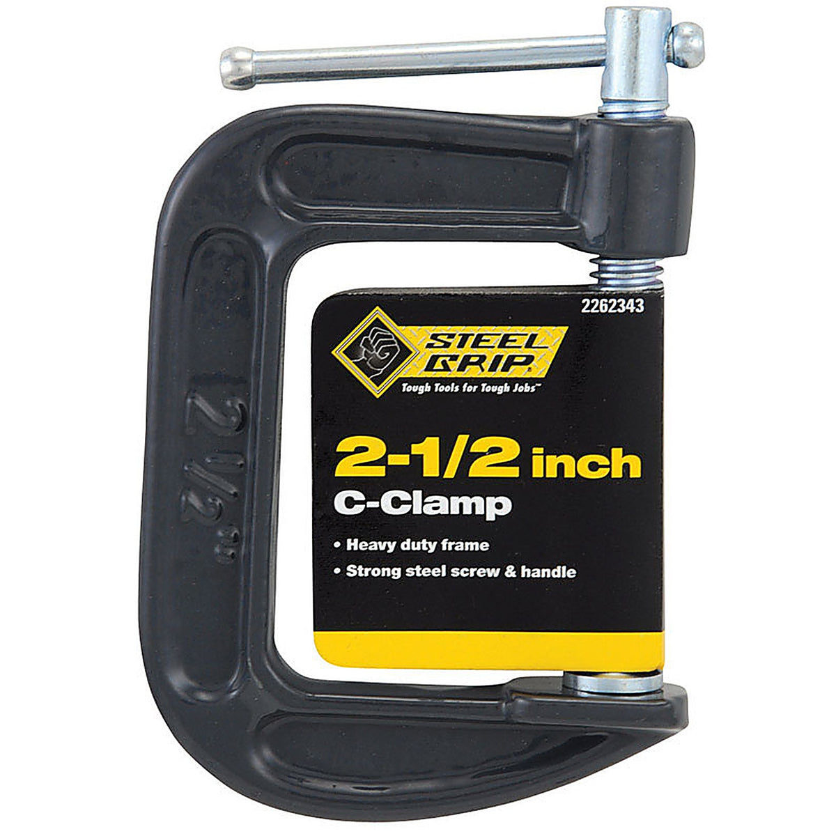 Steel Grip - 2262343 - 2-1/2 in. Adjustable C-Clamp 1/pc.
