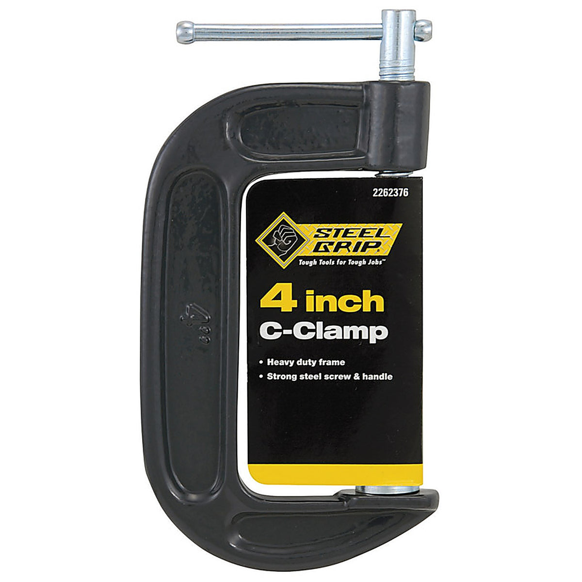 Steel Grip - 2262376 - 4 in. Adjustable C-Clamp 1/pc.