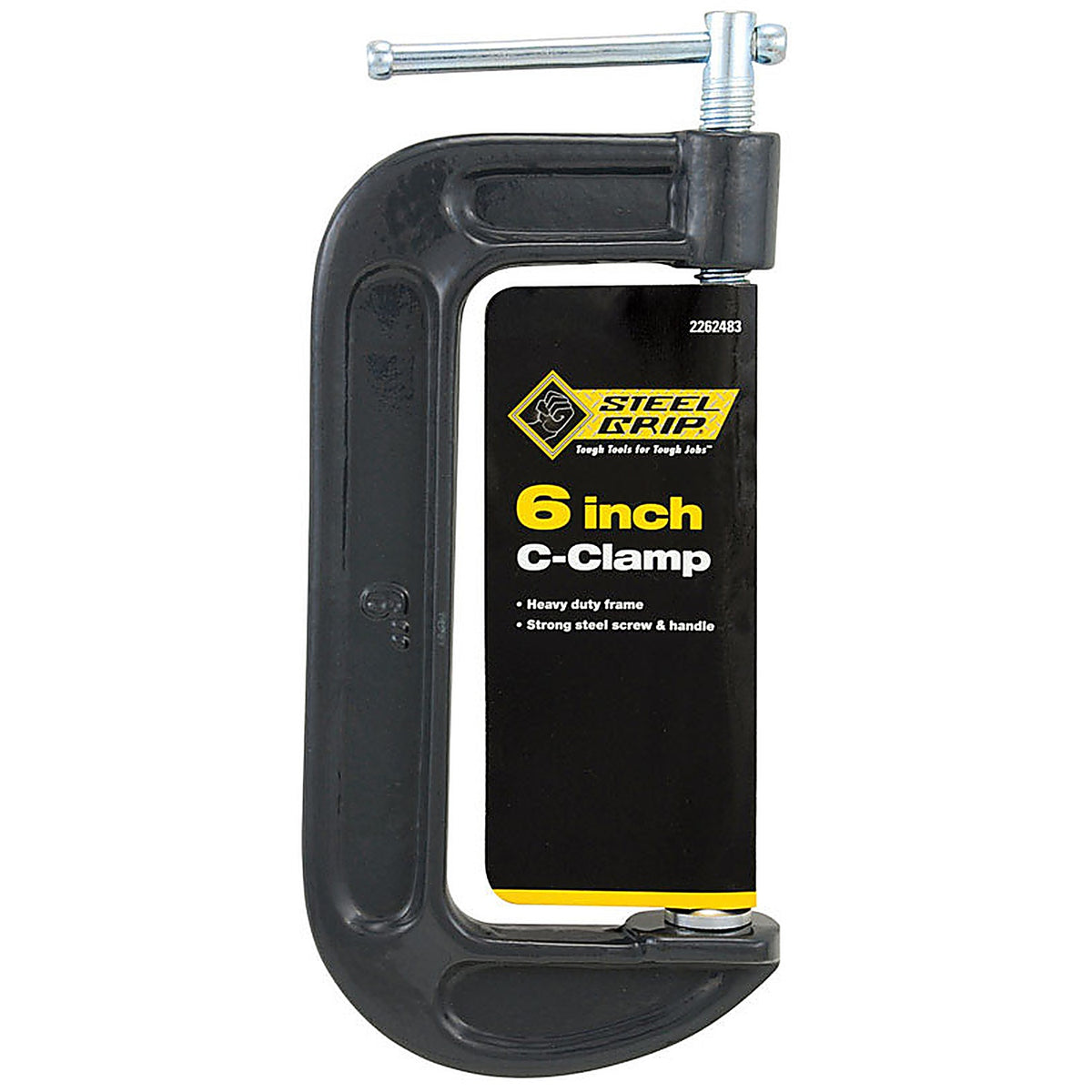 Steel Grip - 2262483 - 6 in. Adjustable C-Clamp 1/pc.