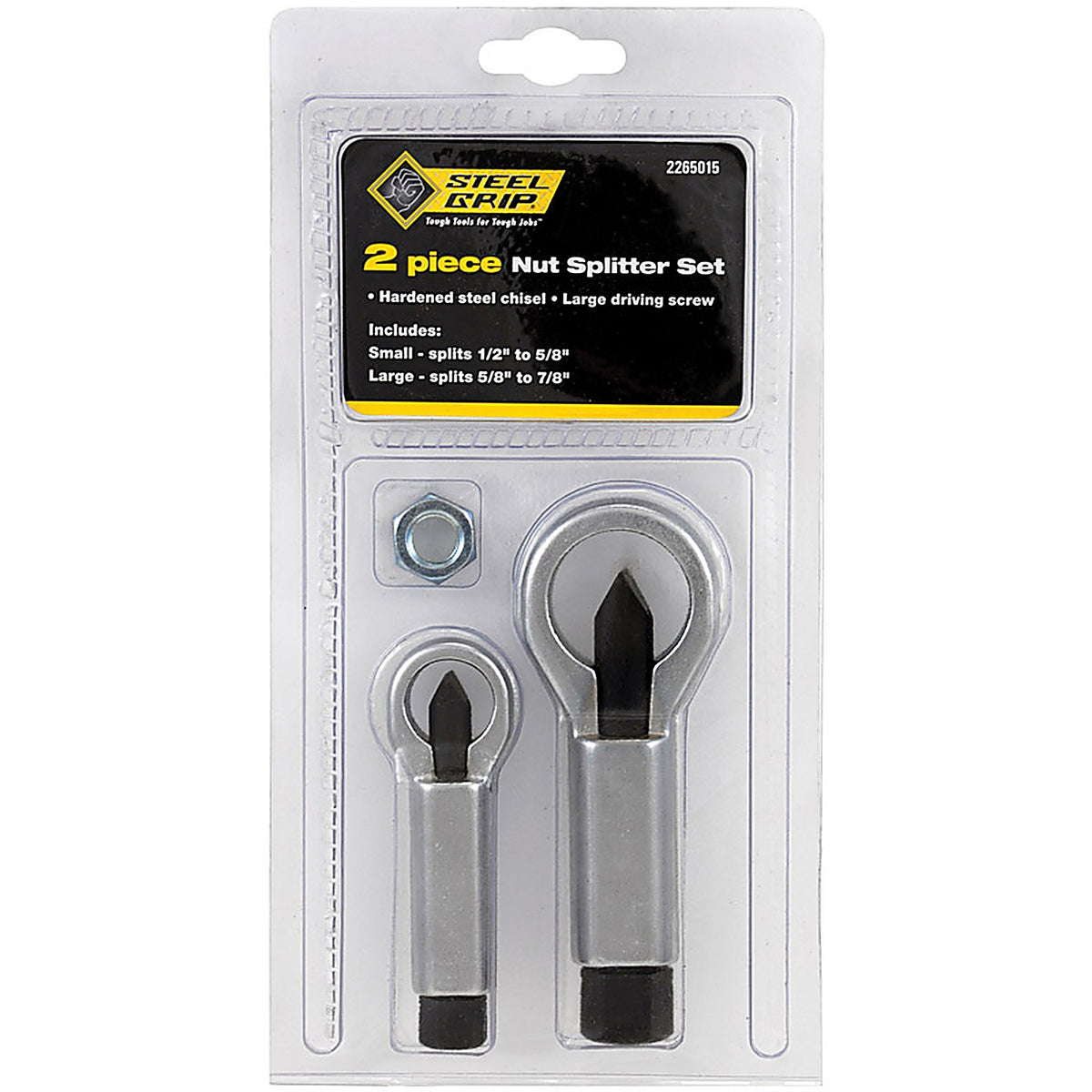 Steel Grip - 2265015 - 1/2 in. Steel Nut Splitter Set 4-1/2 in. 2/pc.