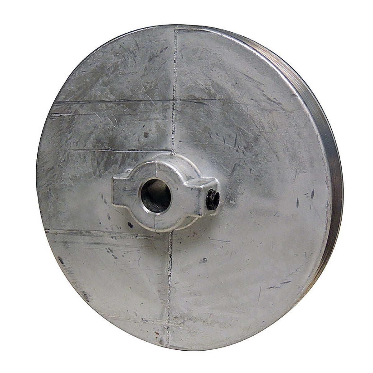 Chicago Die Casting - 500A5 - 5 in. Dia. Zinc Single V Grooved Pulley