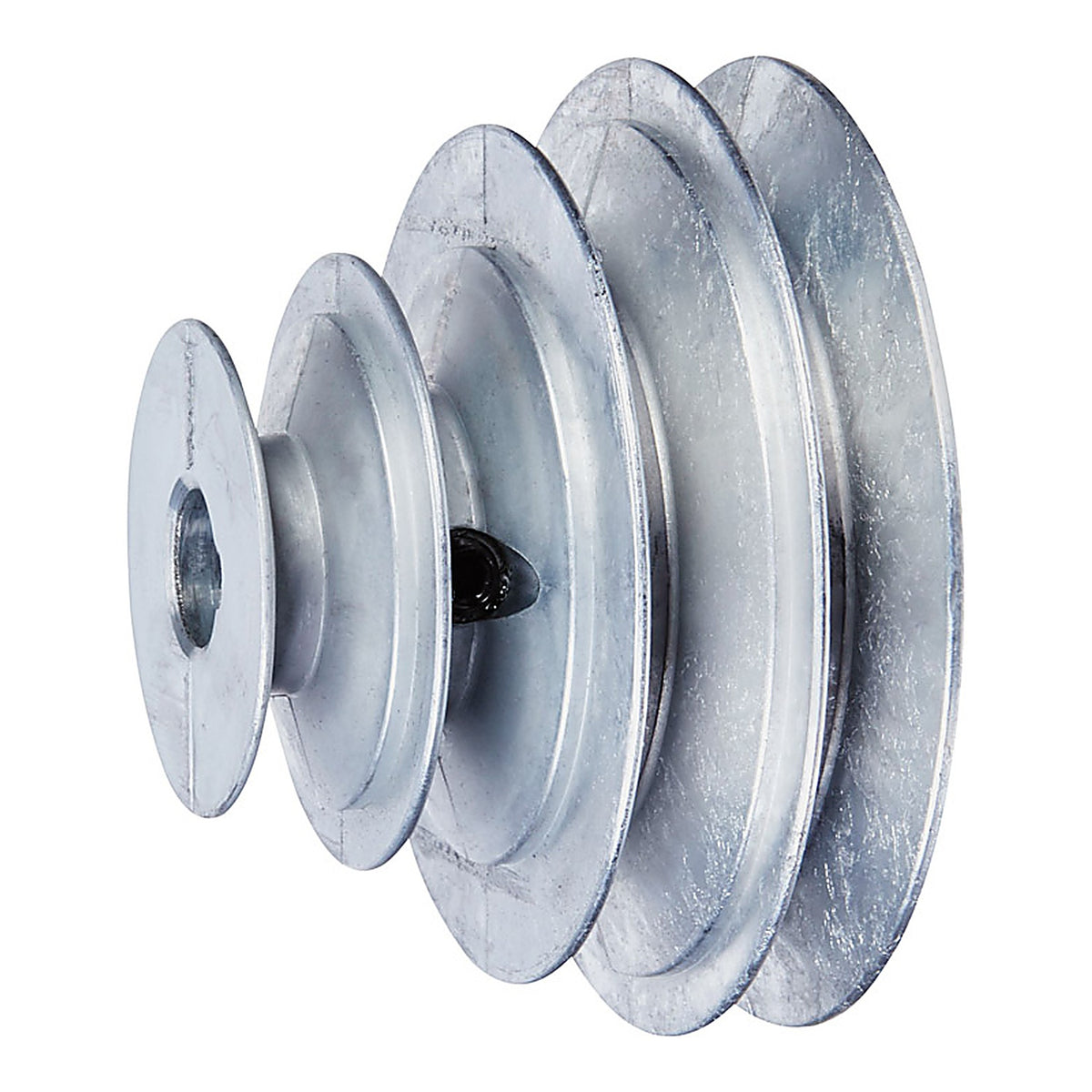 Chicago Die Casting - 1416 - 2 / 2 1/2 / 3 1/2 / 4 in. D Zinc V Groove 4-Step Pulley