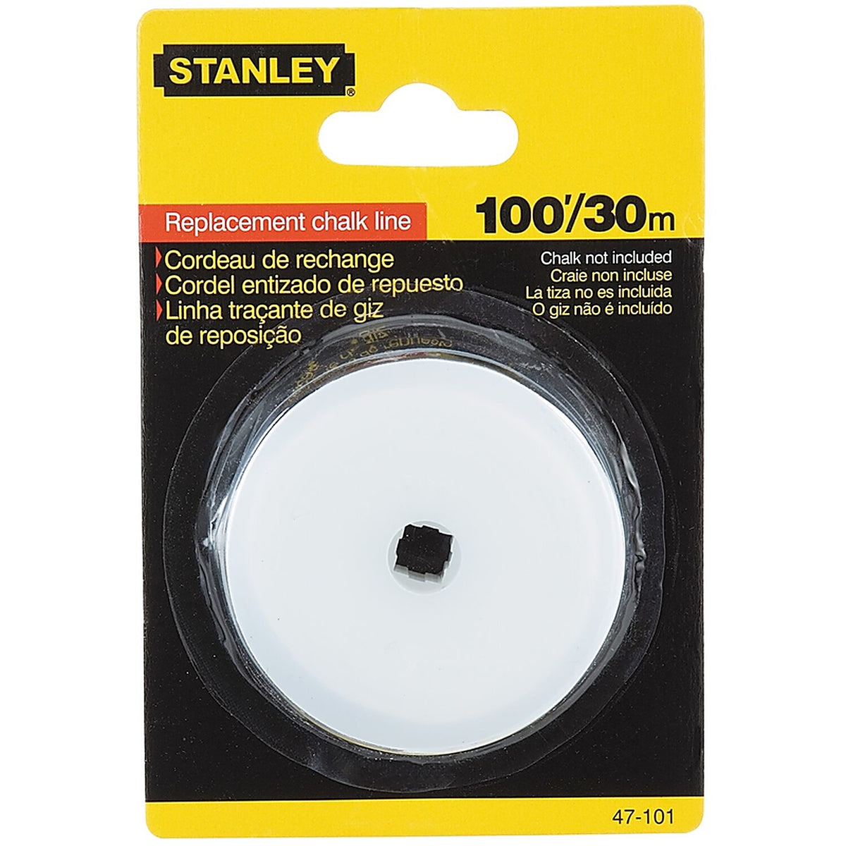 Stanley - 47-101 - Chalk Line Refill 100 ft. White