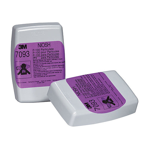 3M - 7093H1-DC - Lead Paint Removal Half Face Respirator White