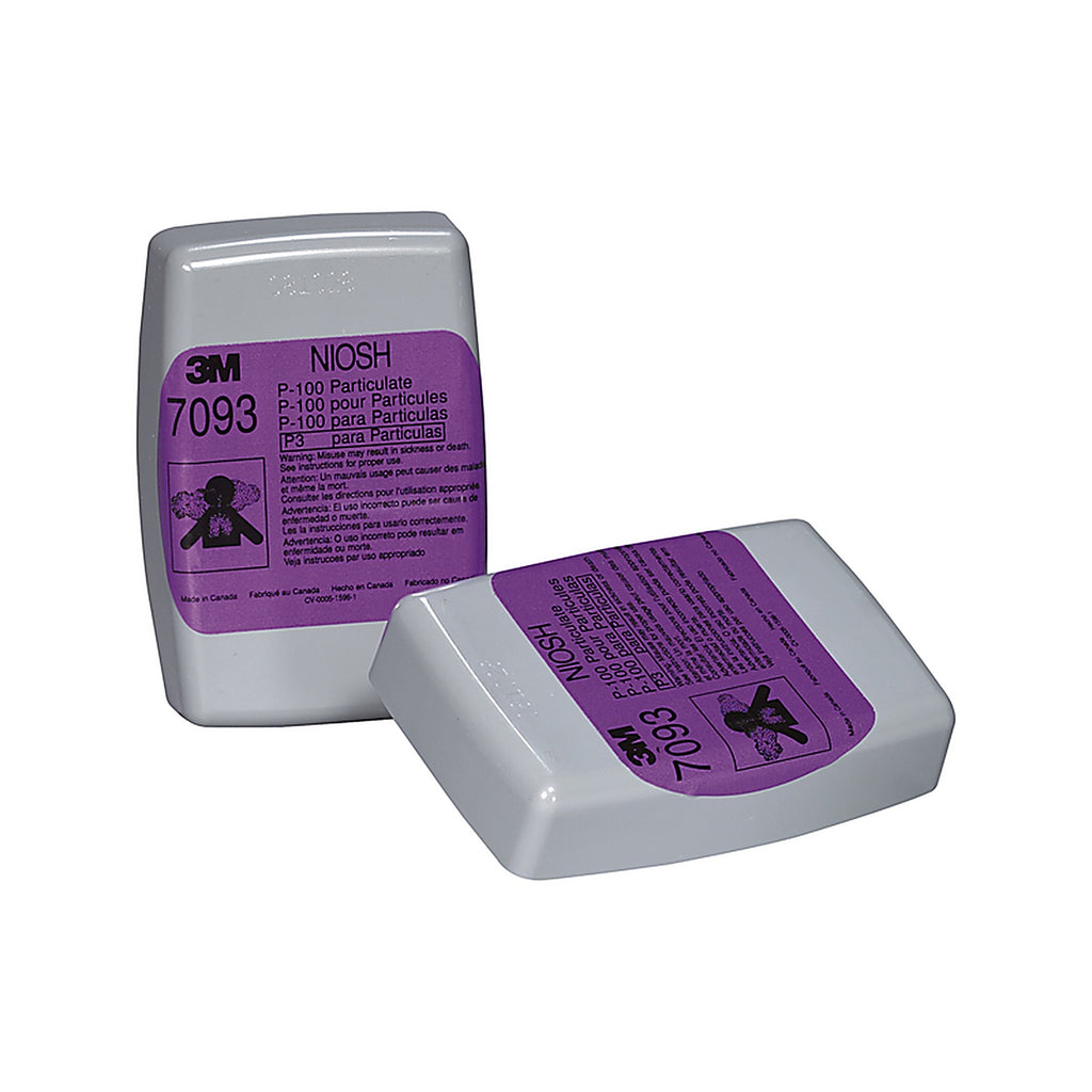 3M - 7093H1-DC - Lead Paint Removal Half Face Respirator White