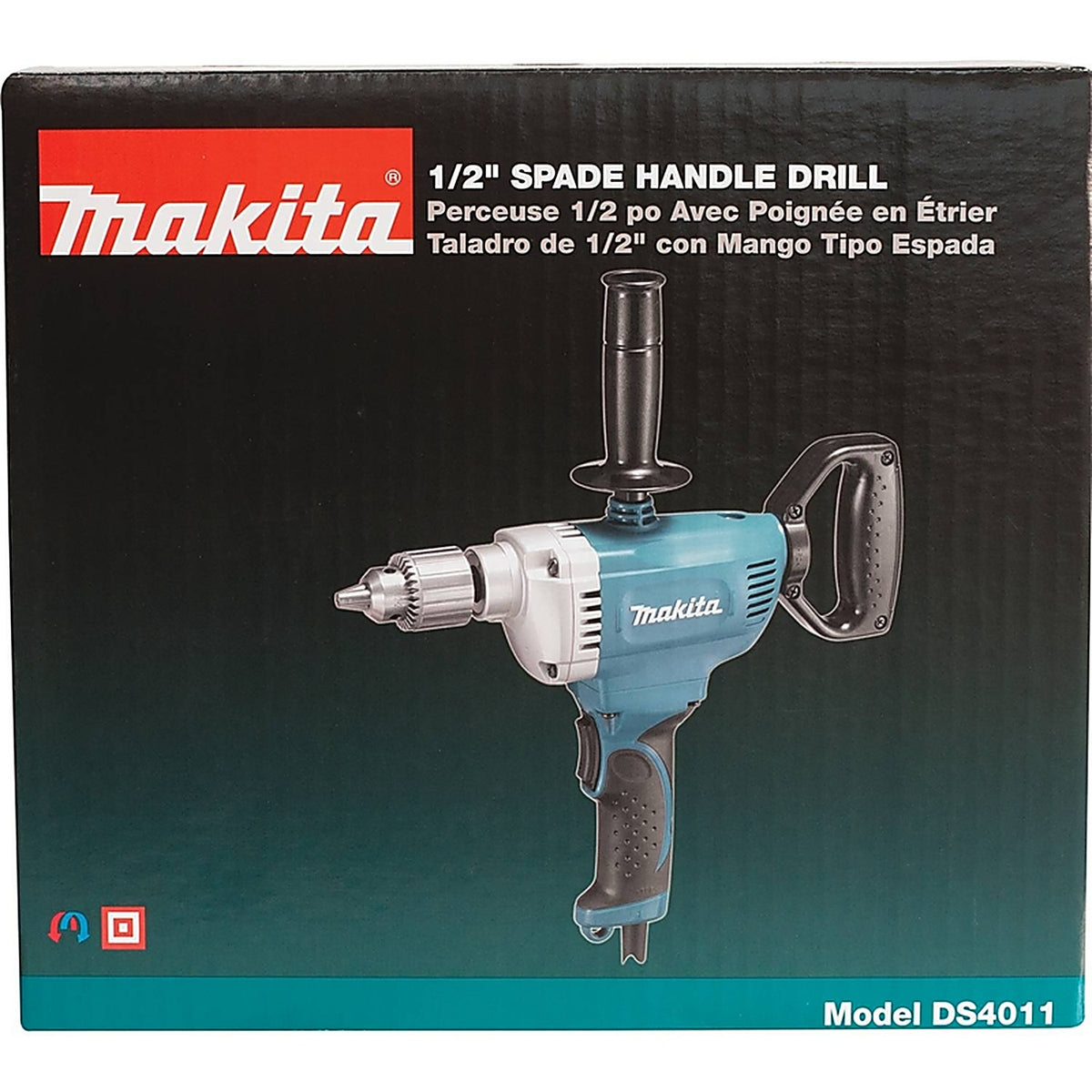 Makita - DS4011 - 8.5 amps 1/2 in. Spade Handle Corded Drill