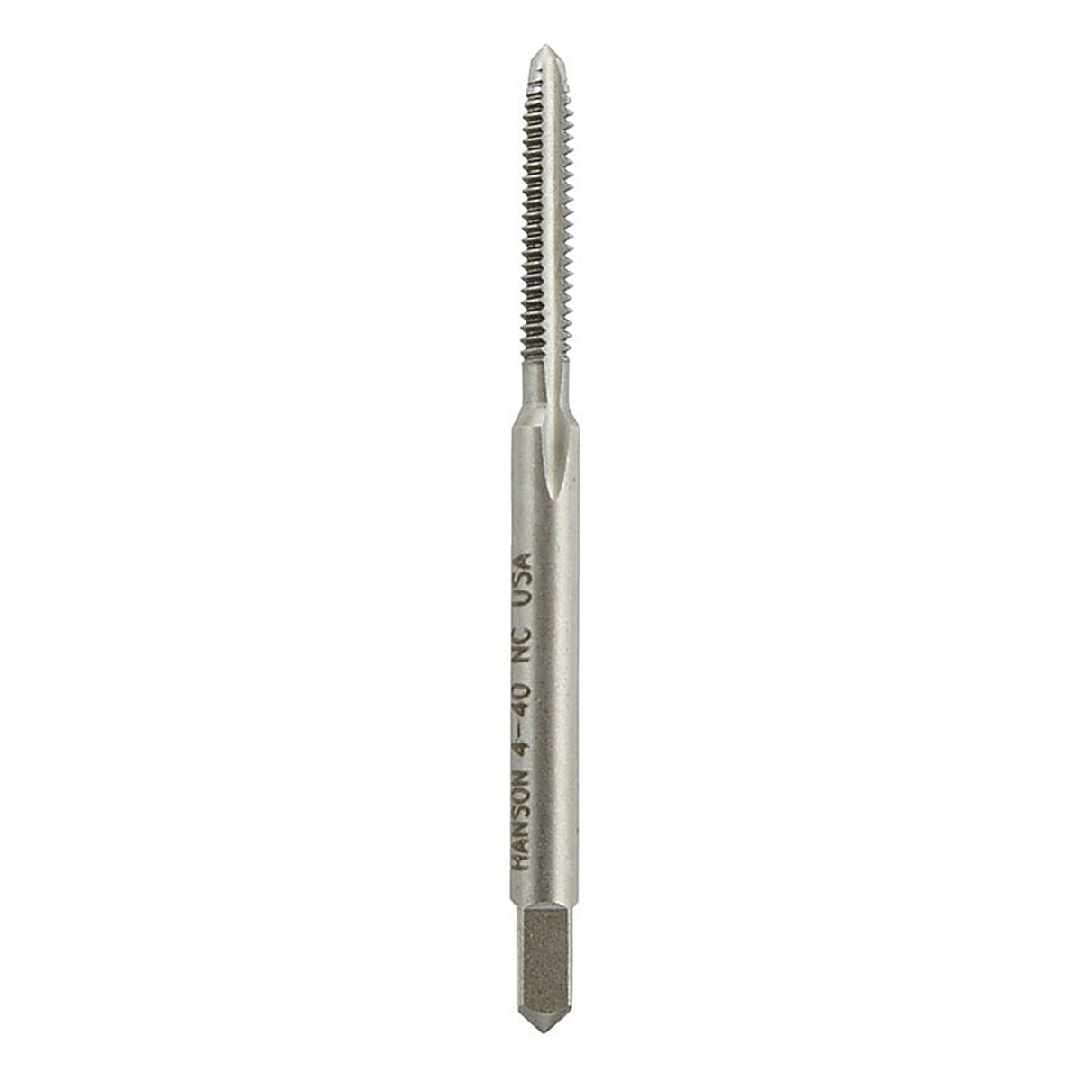Irwin - 8012 - Hanson High Carbon Steel SAE Plug Tap 4-40NS 1/pc.