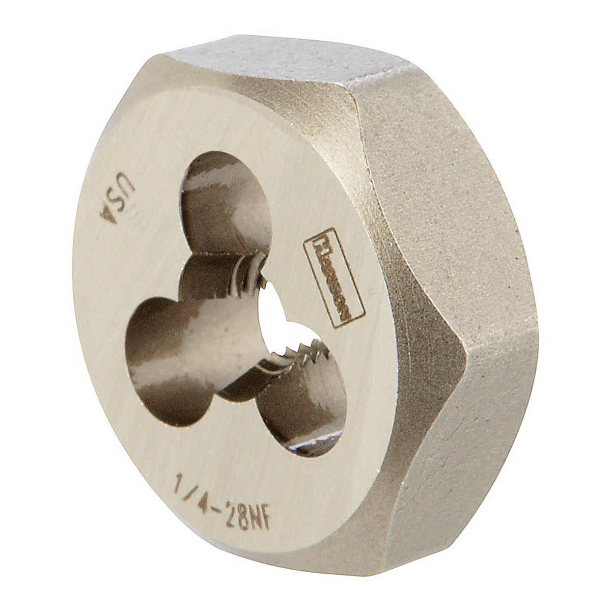 Irwin - 9423 - Hanson High Carbon Steel SAE Hexagon Die 1/4 in.-28NF 1/pc.