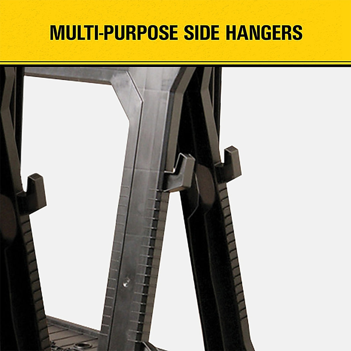 Stanley - 060864R - 32 in. H x 26-7/8 in. W x 2-1/8 in. D Folding Sawhorse 1000 lb. capacity Black - 1/Pack