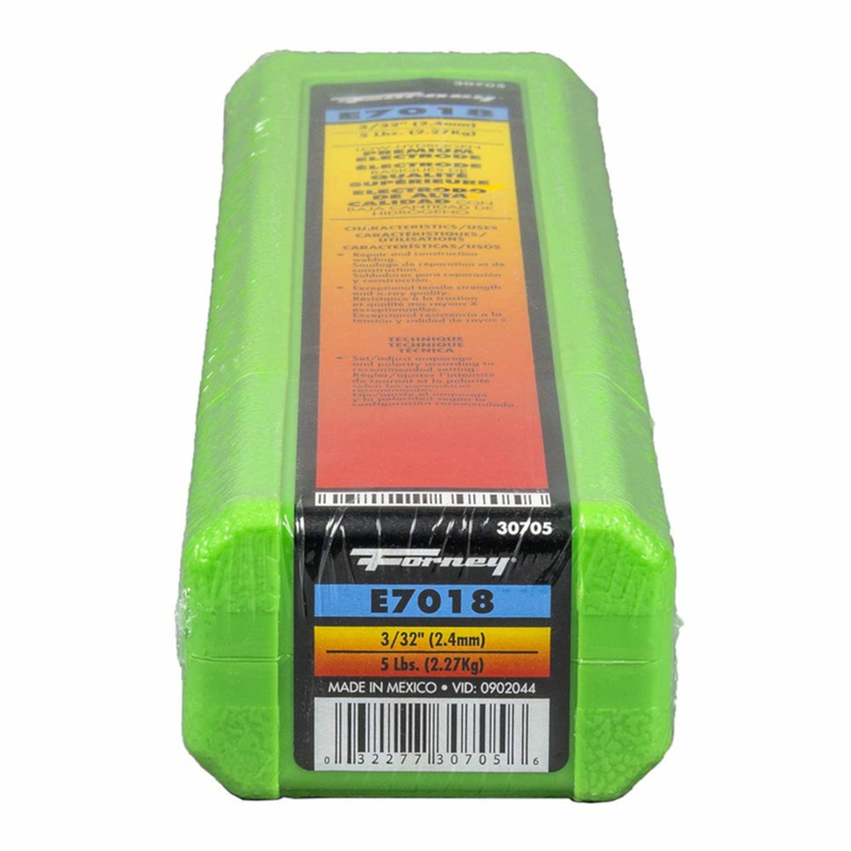 Forney - 30705 - 3/32 in. D X 14.6 in. L E7018 Mild Steel Welding Rods 84000 psi 5 lb 1 pk
