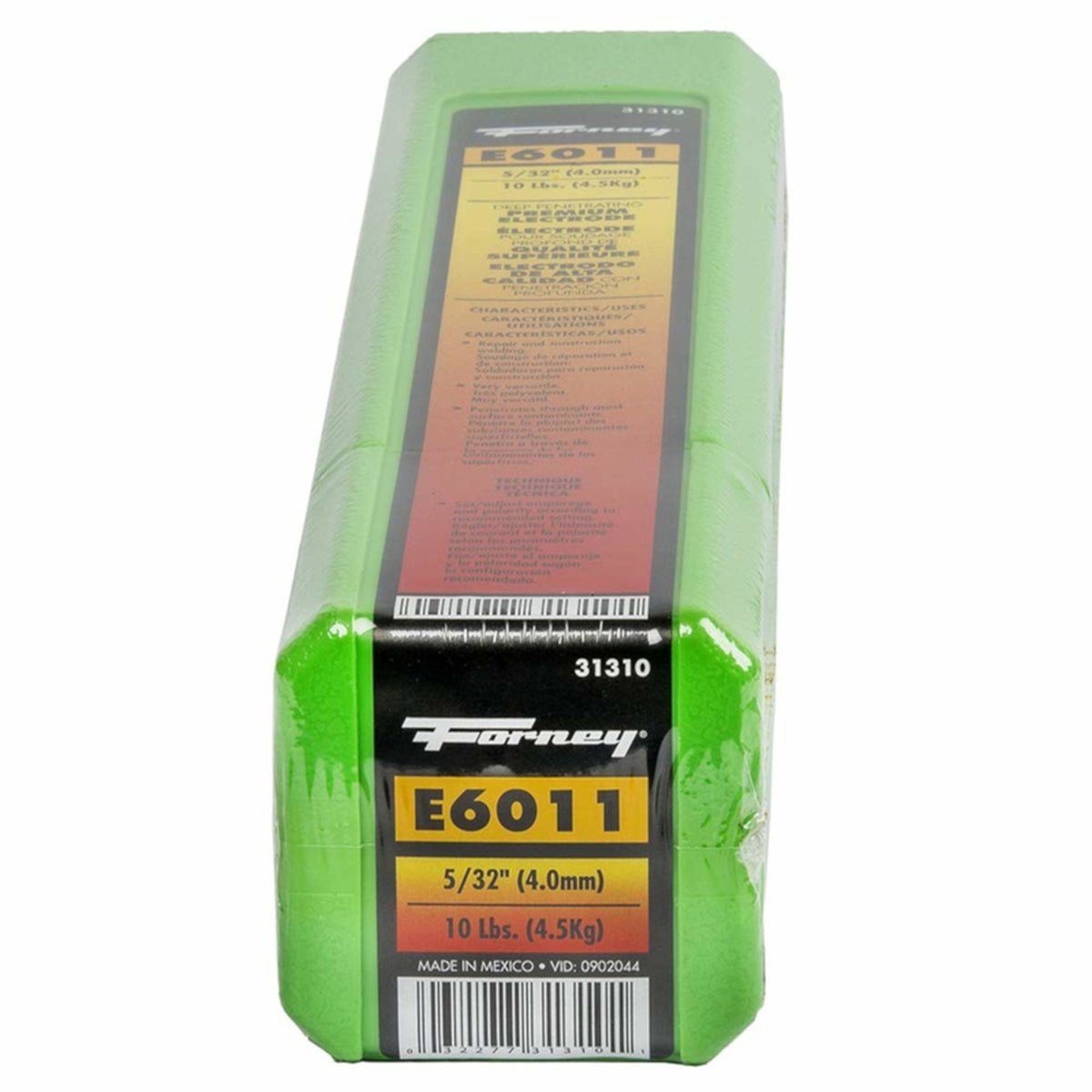 Forney - 31310 - 5/32 in. D X 14.6 in. L E6011 Mild Steel Welding Electrodes 60000 psi 10 lb 1 pk