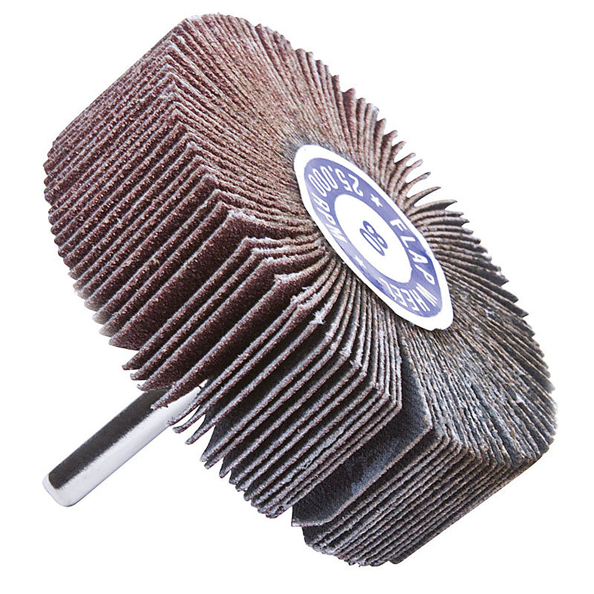 Forney - 60182 - 3 in. D X 1/4 in. Aluminum Oxide Flap Wheel 80 Grit 1 pc