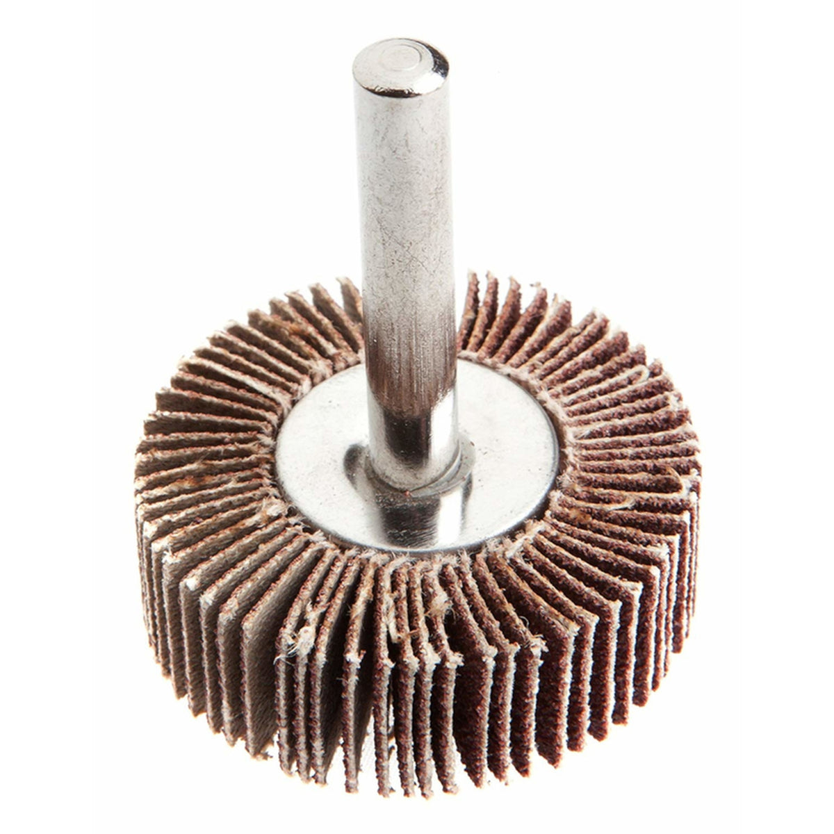 Forney - 60187 - 1-1/2 in. D X 1/4 in. Aluminum Oxide Flap Wheel 60 Grit 1 pc