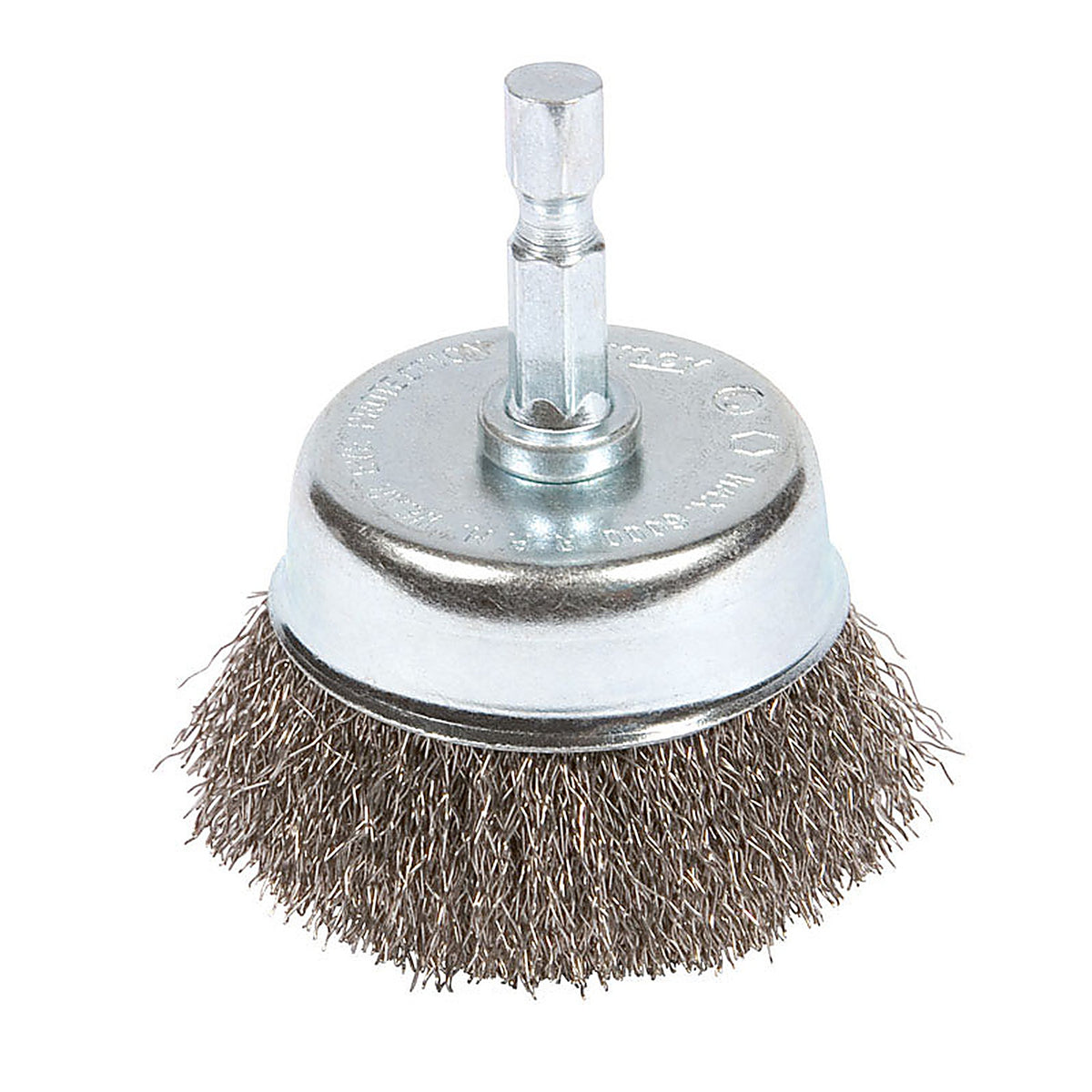Forney - 72732 - 3 in. D X 1/4 in. S Fine Steel Crimped Wire Cup Brush 6000 rpm 1 pc