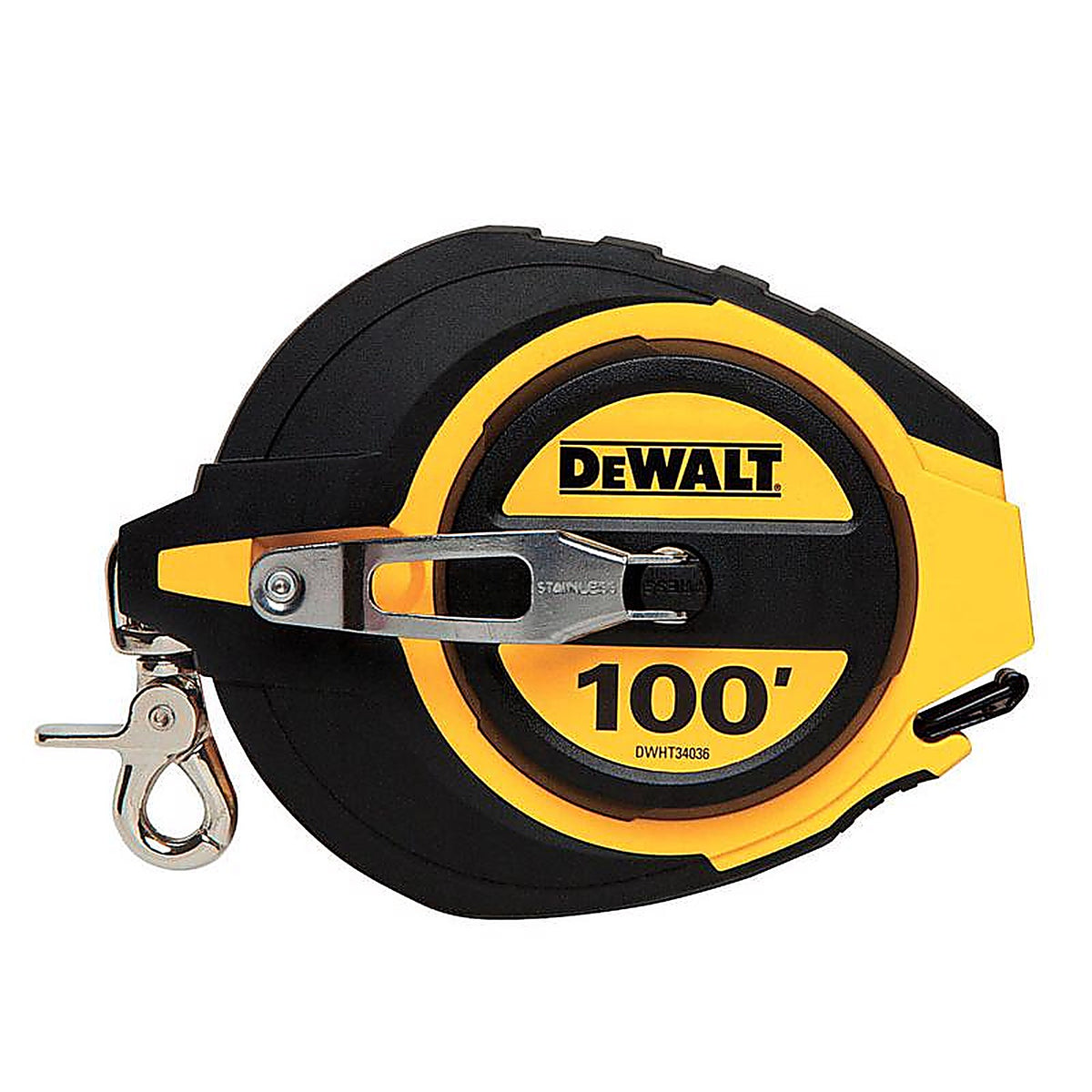 DeWalt - DWHT34036 - 100 ft. L X 0.38 in. W Closed Case Long Tape Measure 1 pk