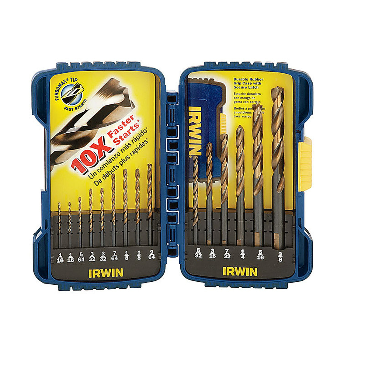 Irwin - 318015 - Turbomax High Speed Steel Drill Bit Set 15/pc.