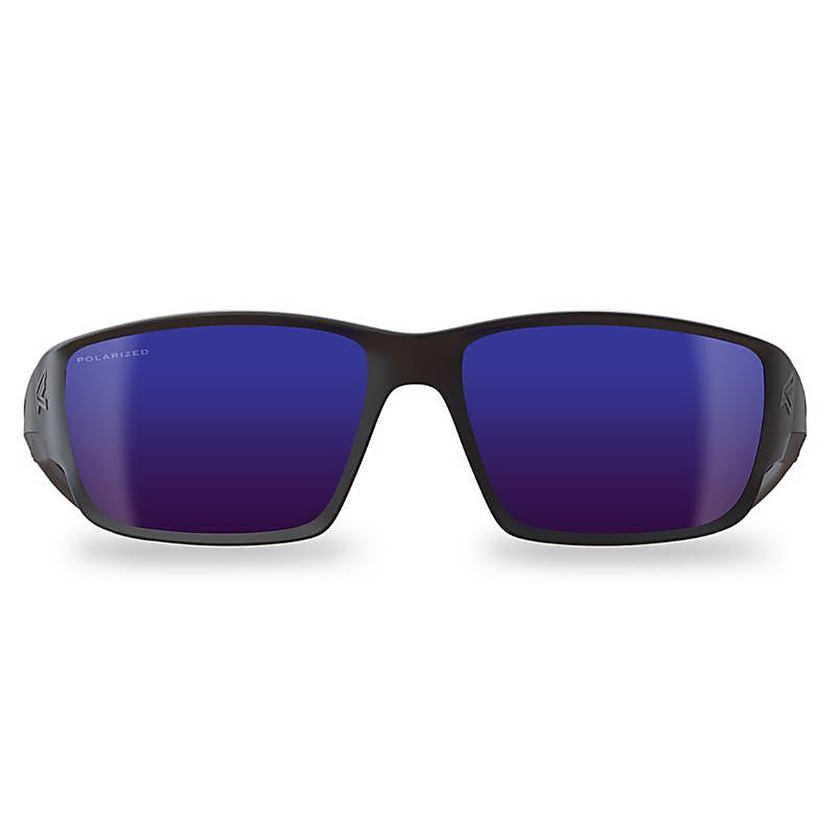 Edge Eyewear - TSKAP218 - Kazbek Polarized Safety Glasses Blue Mirror Lens Black Frame 1/pc.