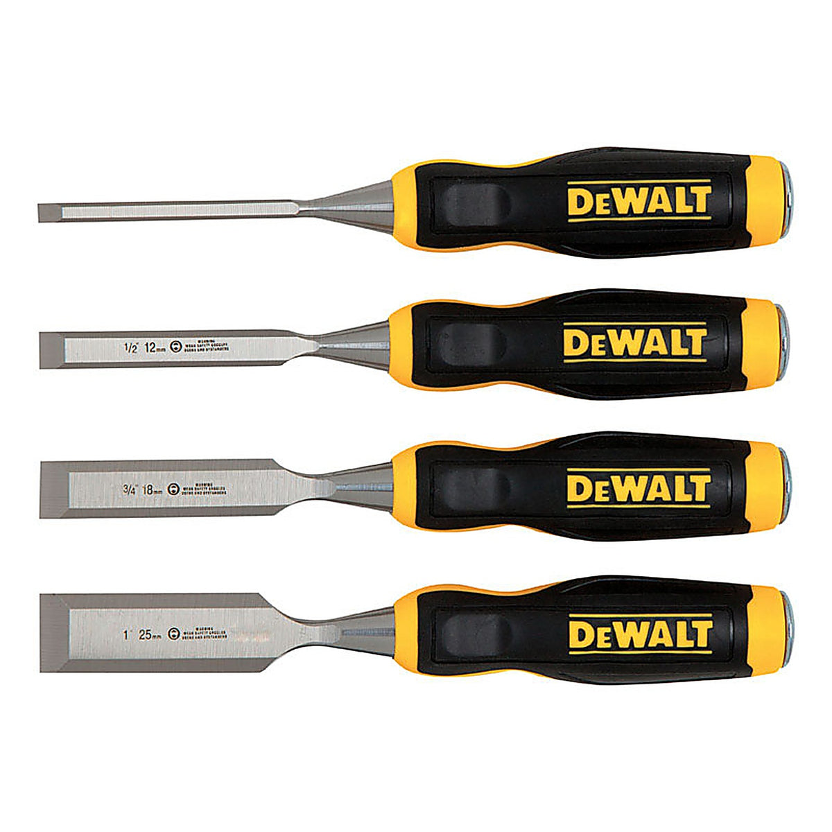 DeWalt - DWHT16063 - 5 in. L Wood Chisel Set 4 pc