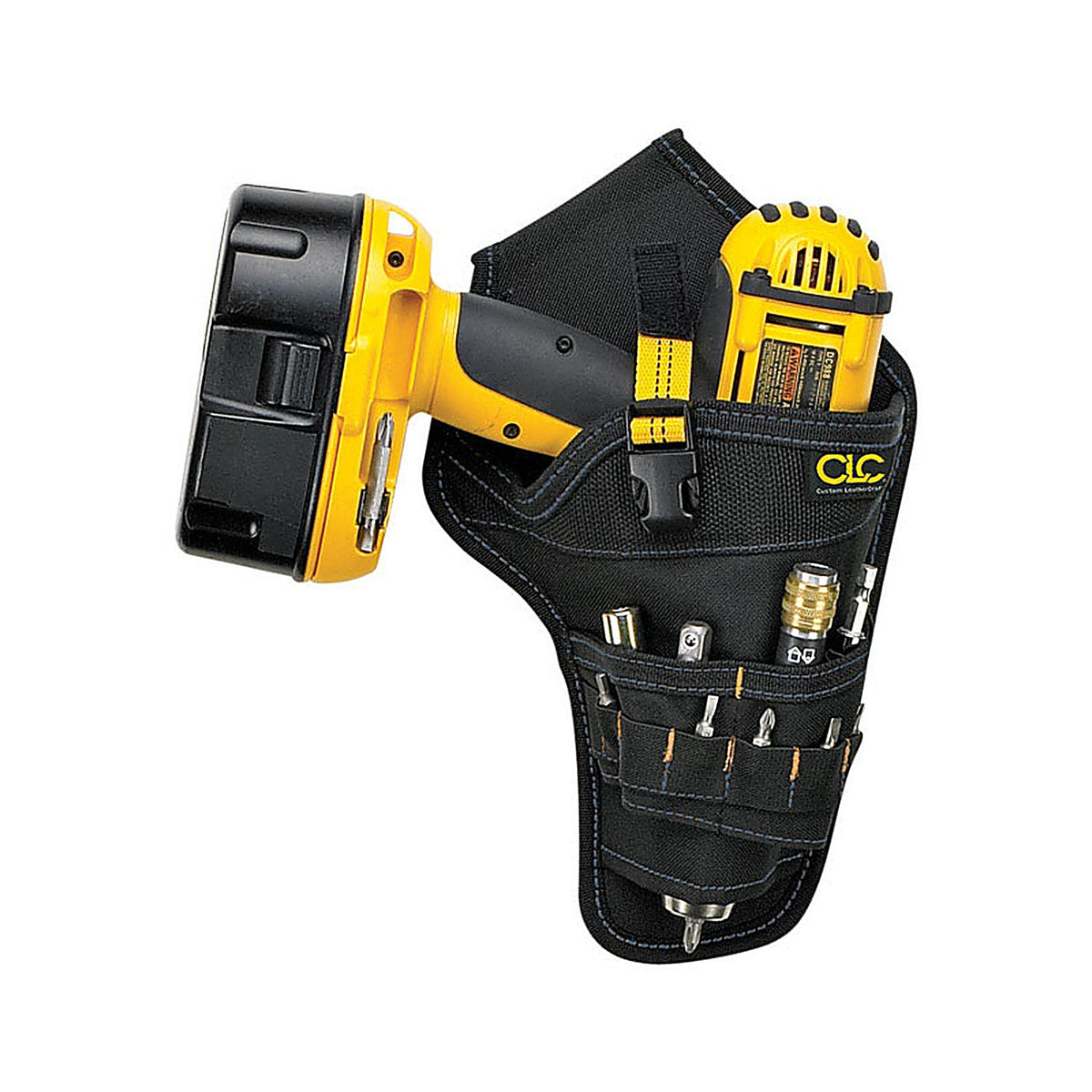 CLC - 5023 - 1 pocket Polyester Fabric Drill Holster 6 in. L X 11 in. H Black