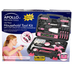Apollo - DT0773N1 - Household Tool Kit Pink 135/pc.