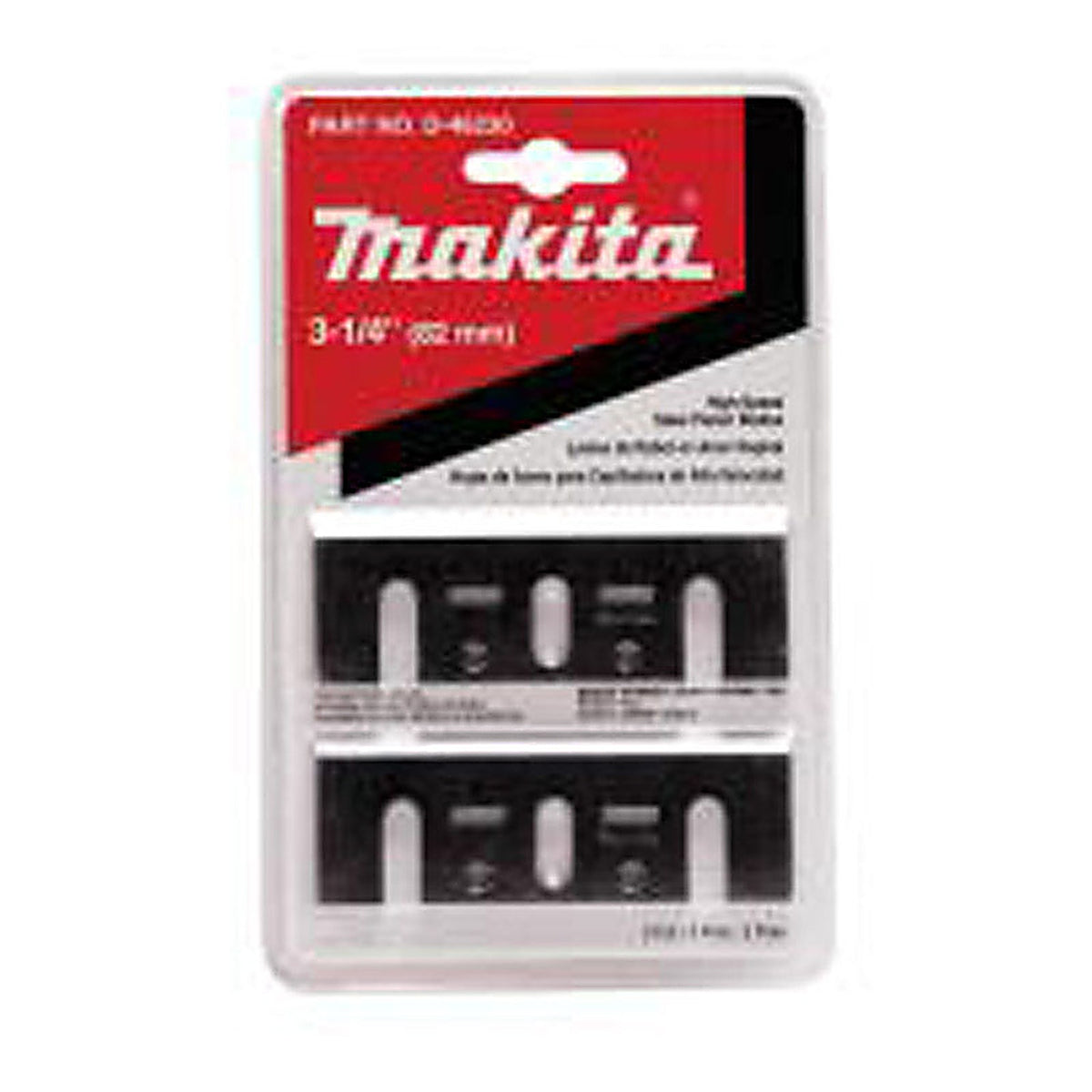 Makita - D-46230 - 3-1/4 in. L Steel Planer Blade 2 pk