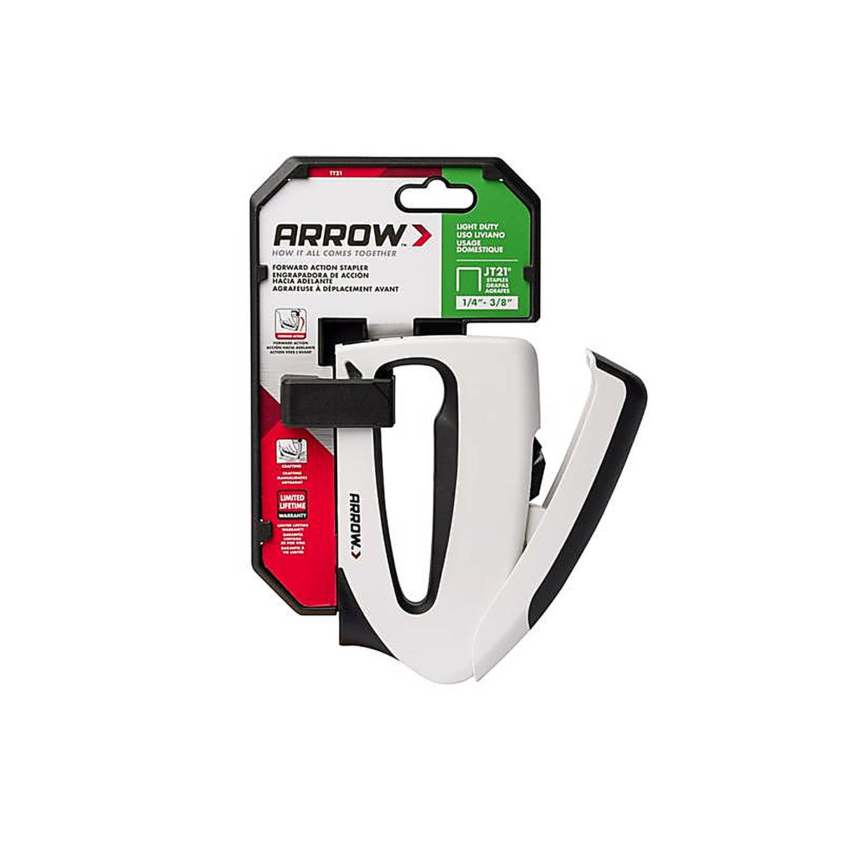 Arrow Fastener - TT21 - TruTac Forward Action Narrow Staple Gun Multicolored