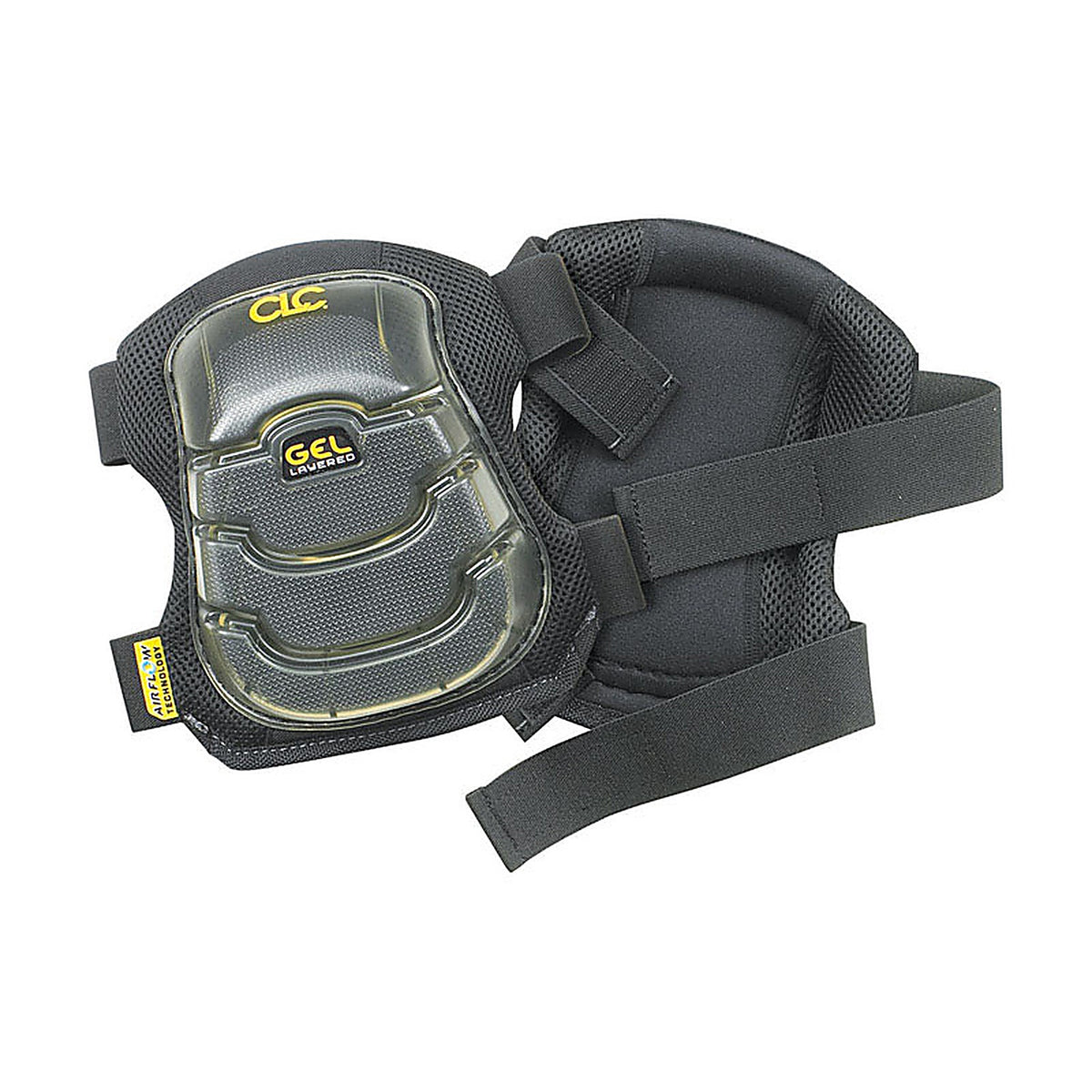 CLC - 367 - 7.37 in. L X 4.5 in. W Foam Knee Pads Black