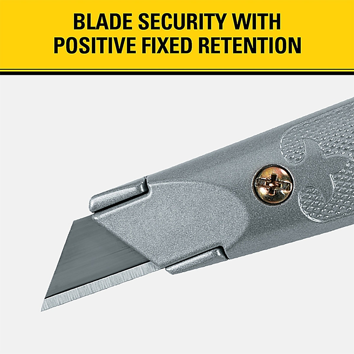 Stanley - 10-209 - Classic 199 5-3/8 in. Fixed Blade Utility Knife Gray - 1/Pack