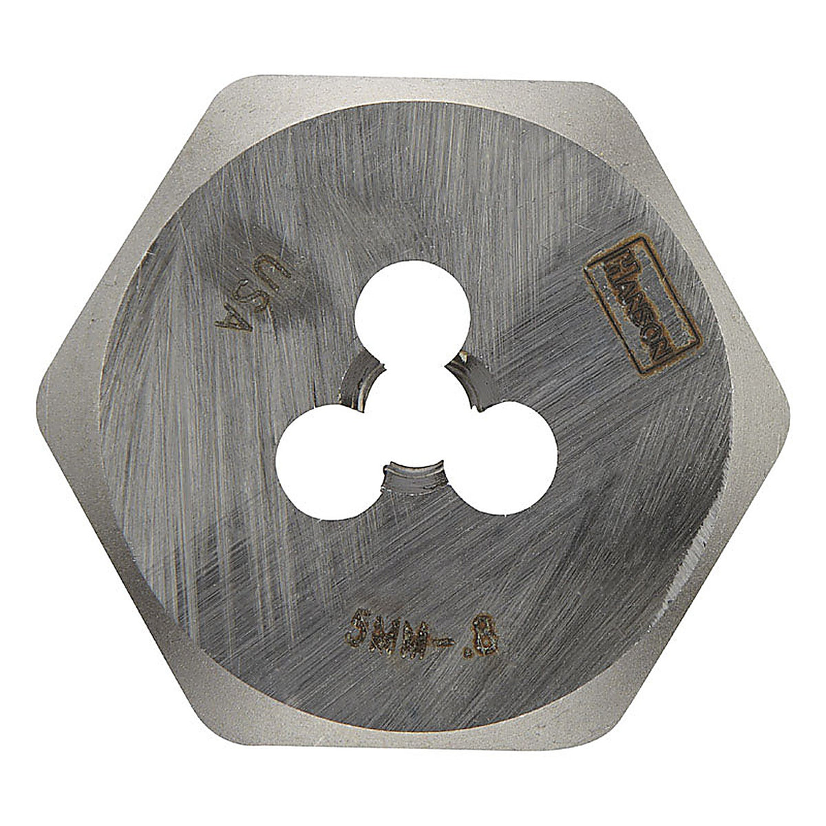 Irwin - 9722ZR - Hanson High Carbon Steel Metric Hexagon Die 5mm-0.80 1/pc.