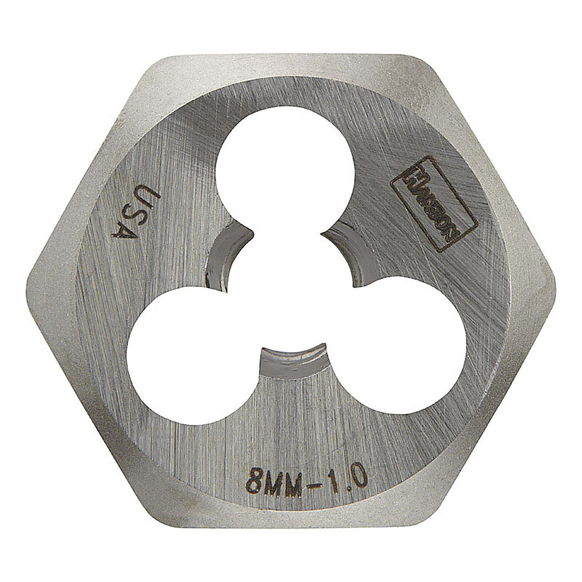 Irwin - 9733 - Hanson High Carbon Steel Metric Hexagon Die 8mm-1.00 1/pc.