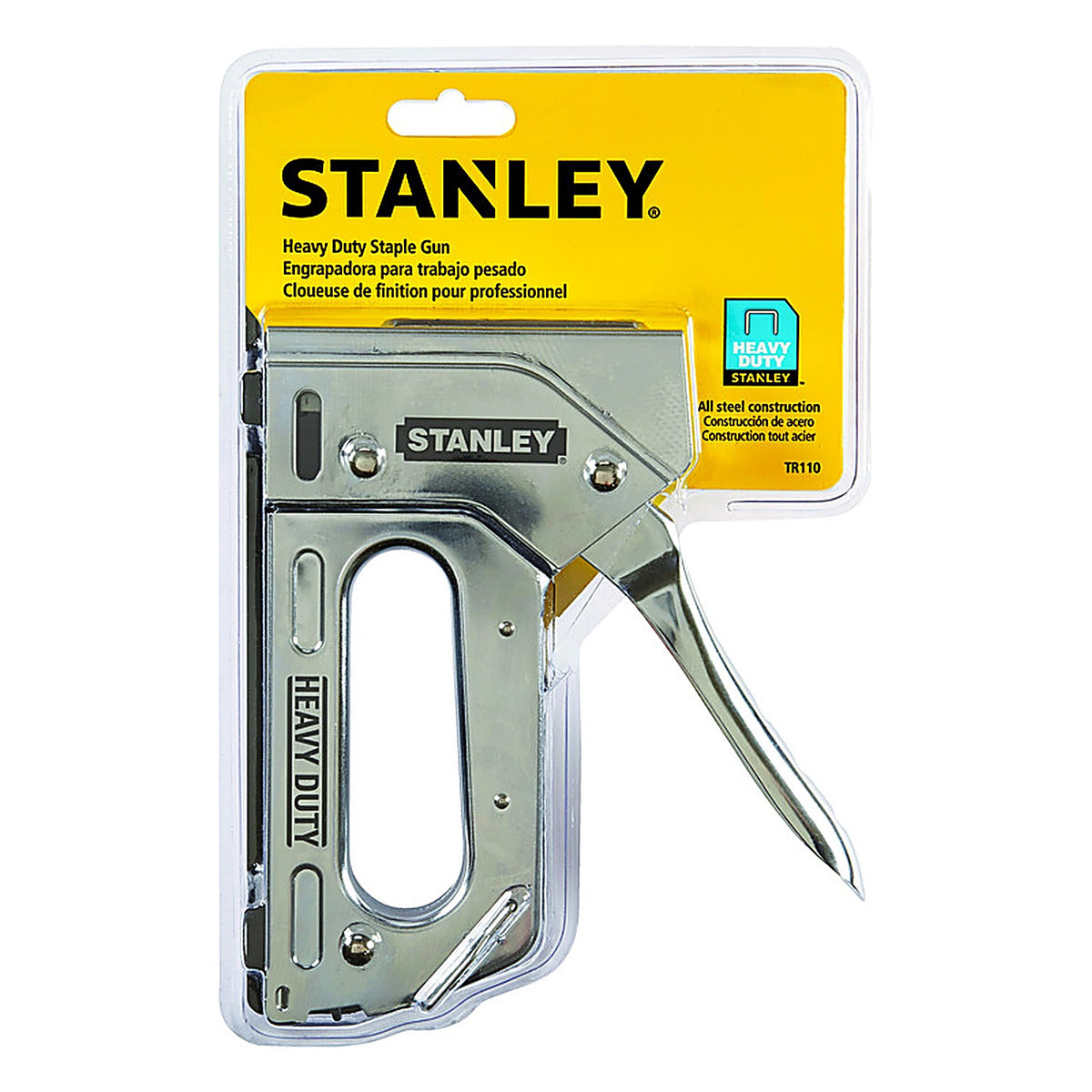 Stanley - TR110 - Heavy Duty 9/16 in. Staple Gun Silver