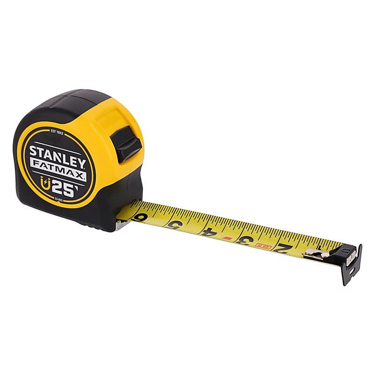 Stanley - FMHT33865L - FatMax 25 ft. L X 1.25 in. W Magnetic Tape Measure 1 pk