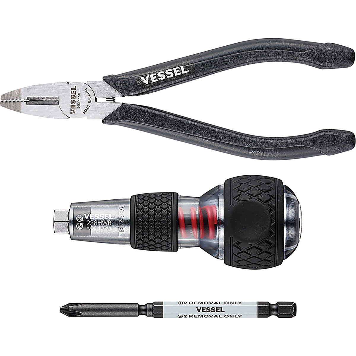 Vessel - 238HWB2PU - Impact & Out Screwdriver & Screw Removal Kit
